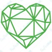 Polygon Heart