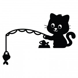 Gatito Pescando