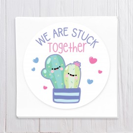 We are stuck together