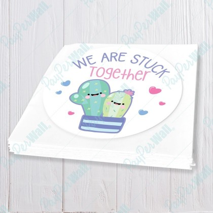 We are stuck together