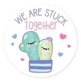 We are stuck together