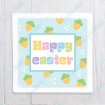 Happy Easter Carrots - Square