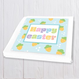 Happy Easter Carrots - Square