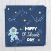 Happy Children's Day - Space - Bag Topper