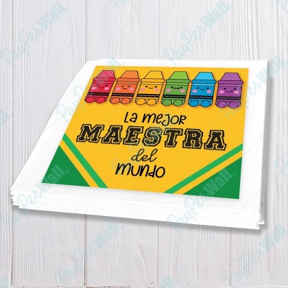 La Mejor Maestra del Mundo - Crayon