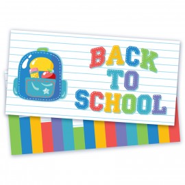 Back To School Color bars - Bag Topper