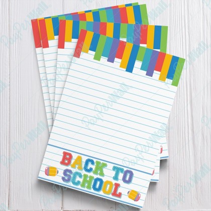 Back To School Color Bars - Card