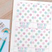 Back To School Pastel - Card