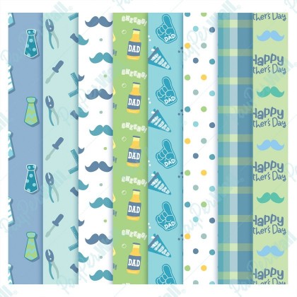 Cool Dad - Papel con Patrones