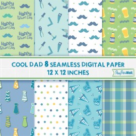 Cool Dad - Papel con Patrones