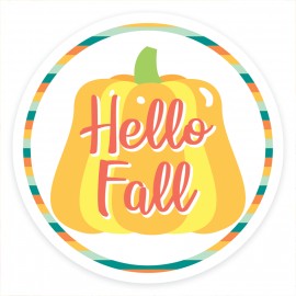 Hello Fall Pumpkin