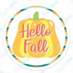 Hello Fall Pumpkin