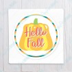 Hello Fall Pumpkin