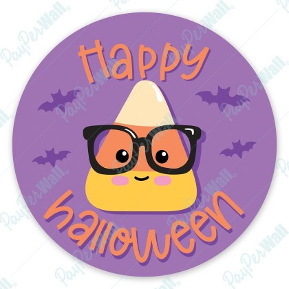 Nerdy Candy Corn Happy Halloween