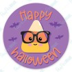 Nerdy Candy Corn Happy Halloween
