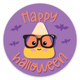 Nerdy Candy Corn Happy Halloween