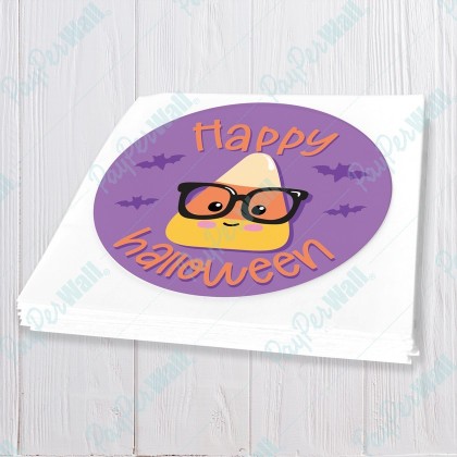 Nerdy Candy Corn Happy Halloween