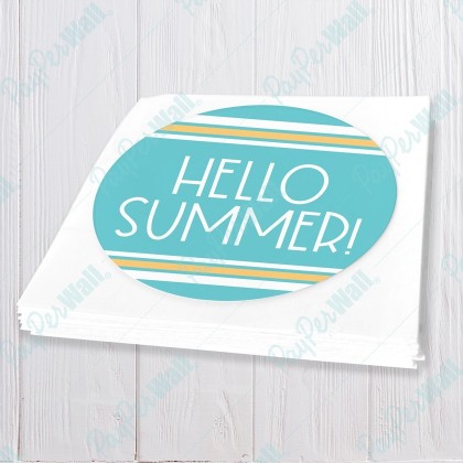 Hello Summer Turquoise