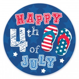 Happy 4th of July - Flip Flops
