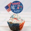 Happy 4th of July - Flip Flops