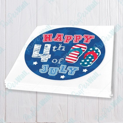 Happy 4th of July - Flip Flops