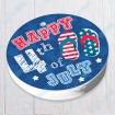 Happy 4th of July - Flip Flops