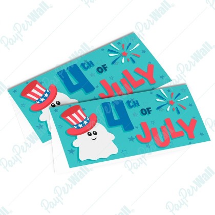 Ghost 4th of July Bag Topper