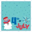 Ghost 4th of July Bag Topper