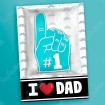 I Love Dad Card