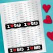 I Love Dad - Card