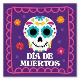 Día de Muertos - Morado