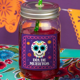 D&iacute;a de Muertos - Morado