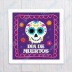 Día de Muertos Morado