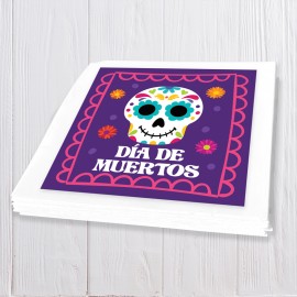 D&iacute;a de Muertos Morado