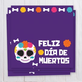 Feliz D&iacute;a de Muertos - Bag Topper