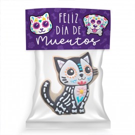 Feliz D&iacute;a de Muertos Pets - Bag Topper