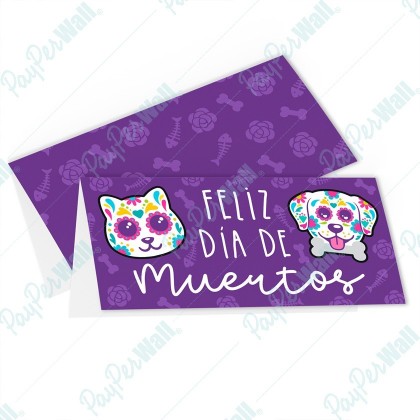 Feliz Día de Muertos Pets - Bag Topper