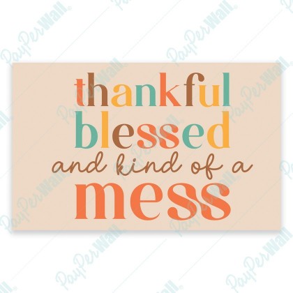 Thankful Blessed and Kind of a Mess