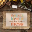 Thankful Blessed and Kind of a Mess
