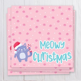 Meowy Christmas - Bag Topper