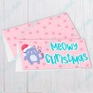 Meowy Christmas - Bag Topper