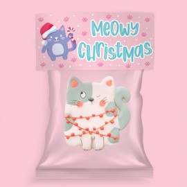 Meowy Christmas - Bag Topper