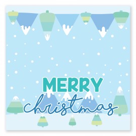 Merry Christmas Snow - Bag Topper