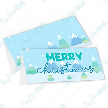 Merry Christmas Snow - Bag Topper