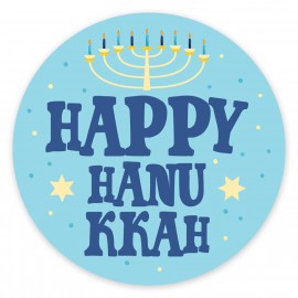 Happy Hanukkah Circle