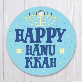 Happy Hanukkah Circle