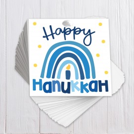 Happy Hanukkah Rainbow