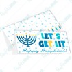 Let's Get Lit Happy Hanukkah - Bag Topper