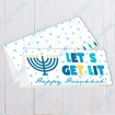 Let's Get Lit Happy Hanukkah - Bag Topper