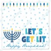 Let's Get Lit Happy Hanukkah - Bag Topper